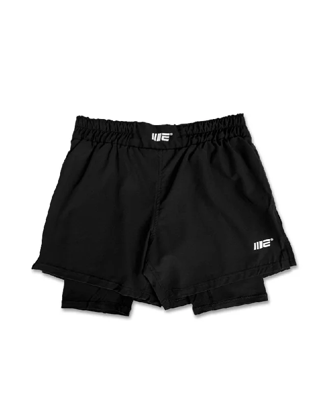 Elastic Waist Shorts-Essential Series 2-in-1 Fight Shorts