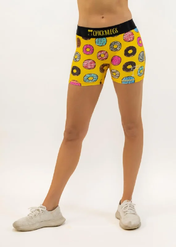 Running Shorts-Women's Salty Donuts 3" Race Compression Shorts