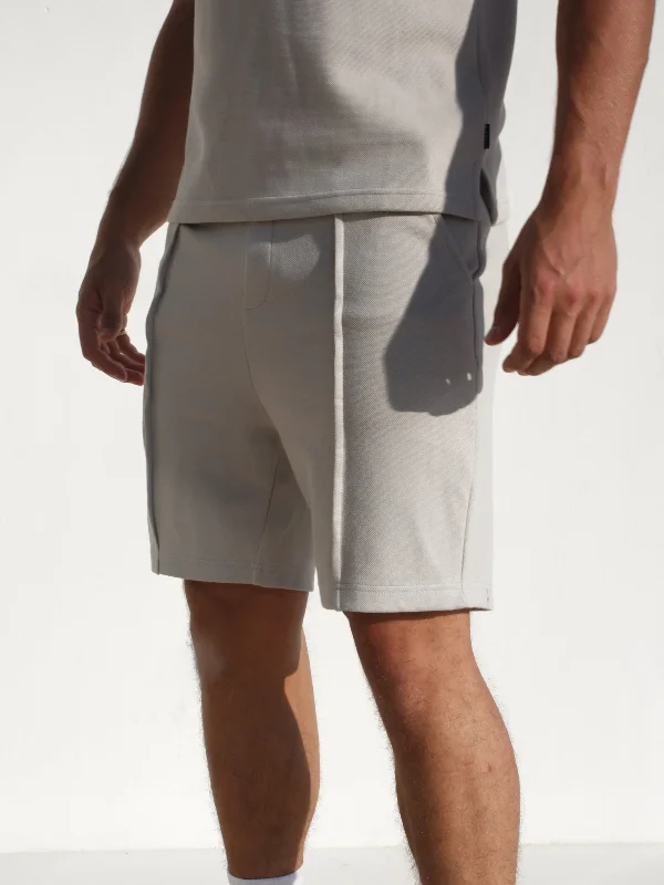 Tennis Shorts-Verona Shorts - Light Grey