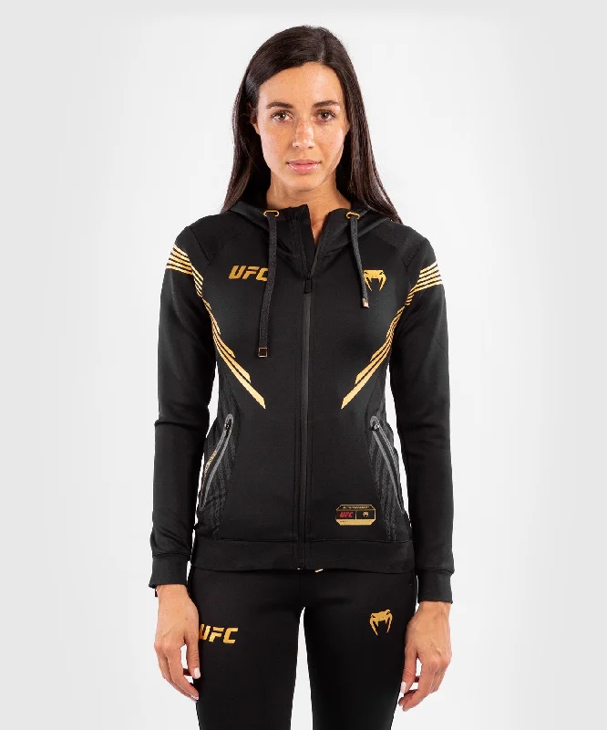 Reflective Hoodie-UFC Venum Authentic Fight Night Women's Walkout Hoodie - Champion