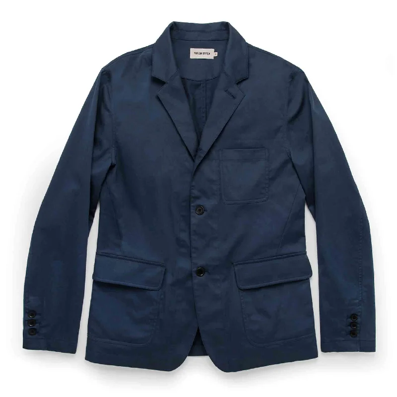 Streetwear Jacket-The Gibson Jacket in Light Navy