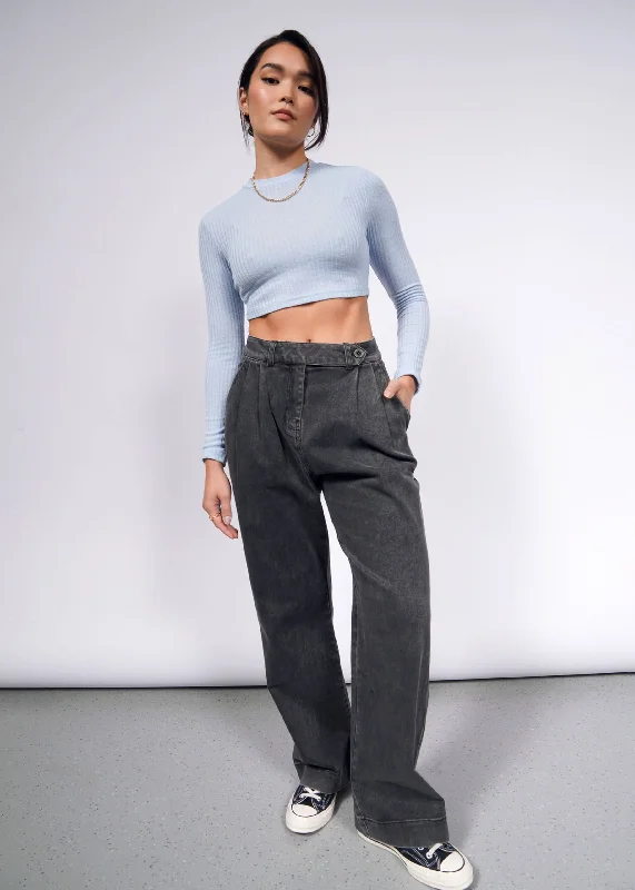 The Essential Denim Wide Leg Trouser