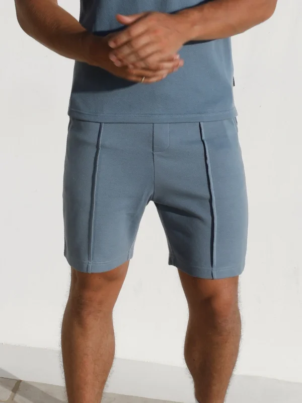 Boxing Shorts-Verona Shorts - Light Blue