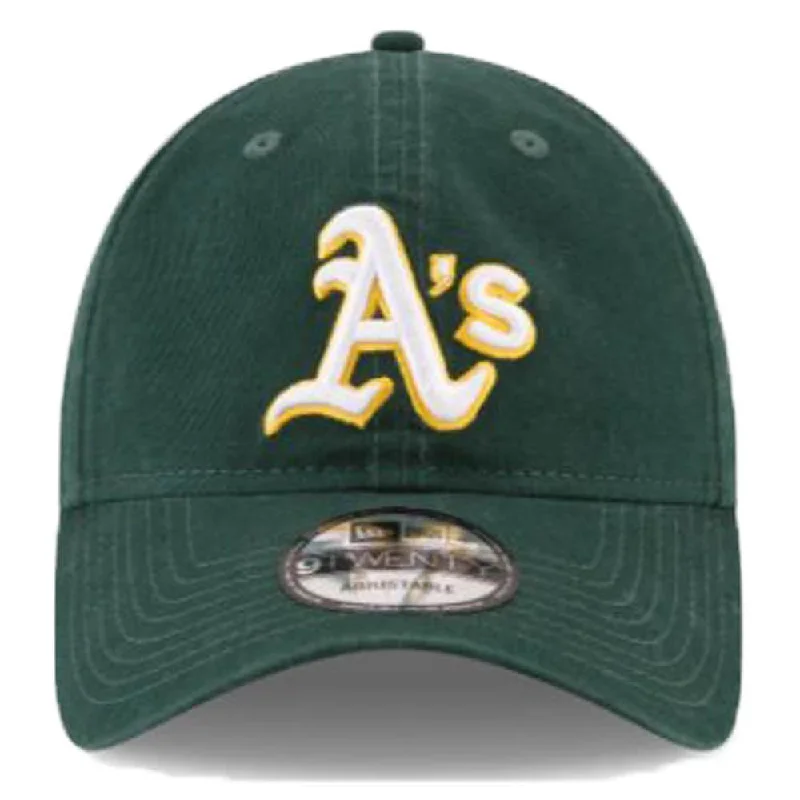 Tiger Hat-NEW ERA OAKLAND ATHLETICS CORE CLASSIC 9TWENTY ADJUSTABLE DAD HAT