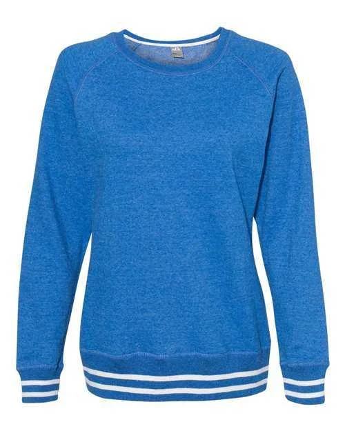 Crewneck Sweatshirt-J. America 8652 Womens Relay Crewneck Sweatshirt - Royal