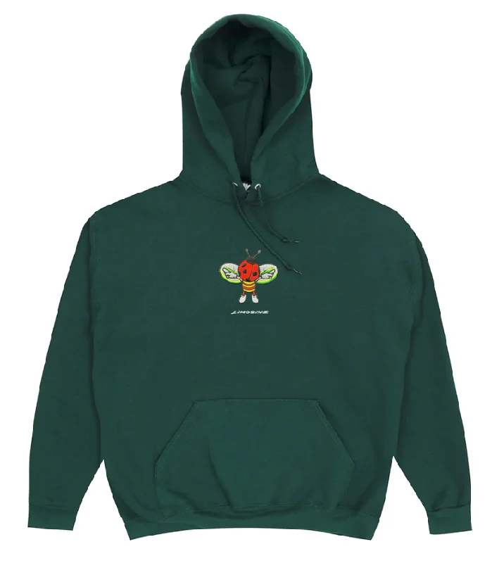 Cotton Sweatshirt-Limo Bug Hoodie | Green