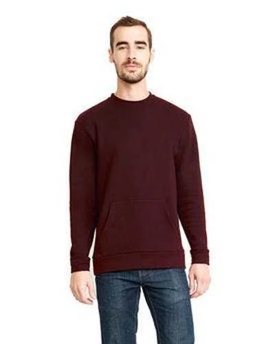 Soccer Sweatshirt-Next Level 9001 Unisex Santa Cruz Pocket Sweatshirt - Maroon