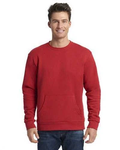 Training Sweatshirt-Next Level 9001 Unisex Santa Cruz Pocket Sweatshirt - Red