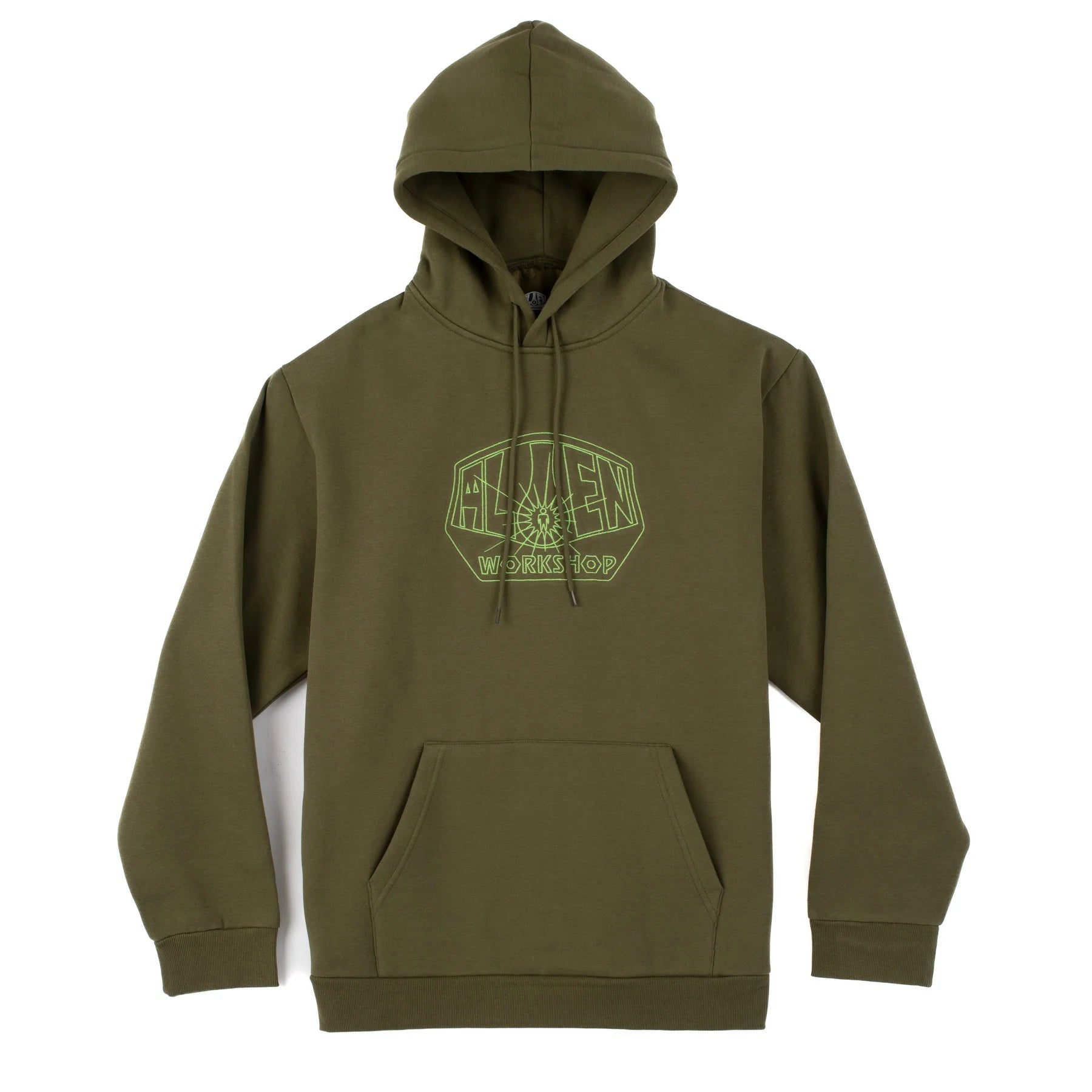 Hiking Sweatshirt-OG Lines Hoodie | Olive