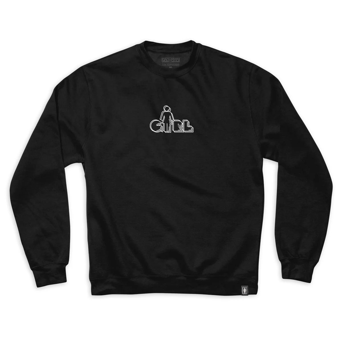 Everyday Sweatshirt-OG Pac-Lock Emb Crew | Black