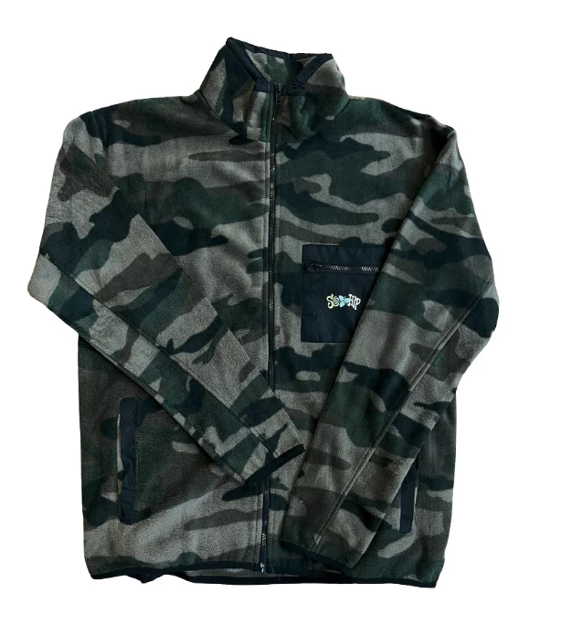 Holiday Sweatshirt-Trillium Zipped Polar Fleece | Camo